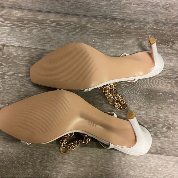 Alias Mae | Ankle Strap Heel in Ivory Size 39 NEW - Picture 8 of 11